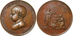 P2621 France Médaille Henri Charles Bapteme duc Bordeaux 1821 Gayrard Desnoyers SUP