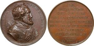 P2650 France Médaille Henri IV Vengeance Clémence Eternelle De Puymaurin Desnoyers SUP