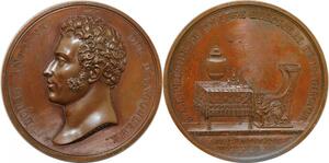 P2659 Rare France Médaille Duc Angouleme Andrieu Electoral Bordeaux 1815 Desnoyers SPL