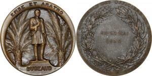 P2692 France Médaille Algérie congrès Union Nationale Officiers 1930 Desnoyers SPL