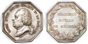 P2717 France Médaille Louis XVIII Académie Royale Médecine Dubois Caqué Desnoyers SPL