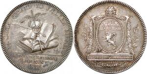 P2743 France Médaille Louis XVIII Agents De Change Lyon 1816 Desnoyers SPL