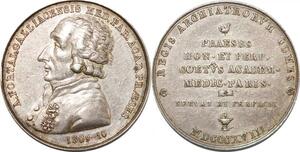 P2744 France Médaille Napoléon I Antoine Portal Médecine Paris 1809 1810 Desnoyers SUP