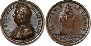 P2752 Rare France Médaille Ch Ferdinand Duc Berri 1820 Depaulis Desnoyers SUP