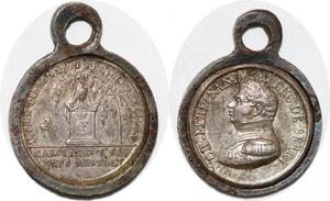 P2759 Rare France Médaille Charles Ferdinand Duc Berry Caroline Desnoyers SUP