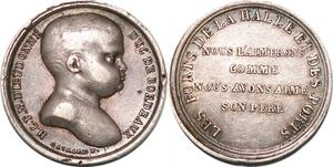 P2779 Rare Médaille Henri Dieudonné Duc Bordeaux 1820 Forts Ports Desnoyers SUP