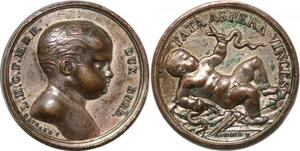 P2796 Rare France Médaille Duc Berry naissance Bordeaux 1820 Desnoyers SUP