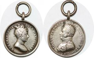 P2807 Rare France Médaille Louis Anntoine Duc Angoulème 1823 Desnoyers