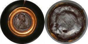 P2897 Rare France Médaille Directoire Charlotte Corday Palloy 1768 1793 SUP