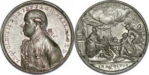 P2922 Austria Roman Empire Leopold II 1747-90 Coronation Hungary White Reich