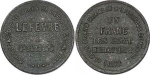 P2945 France Médaille Un France Les Cent Médailles 1858 ->Faire offre