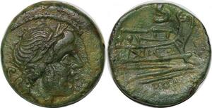 P2961 Scarce Roman Empire Semis Rome 211 2018 Roma Proue Saturn AU