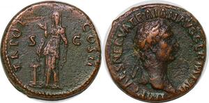 P2974 Roman Empire As Trajan 97 - 117 Rome 99 Tr Pot Cos II ->Make offer