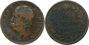 P3048 Italy 10 Centesimi Umberto 1893 B/I - > Make offer