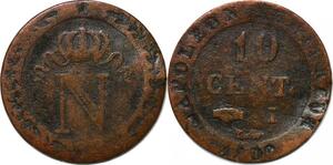P3063 France Faux 10 Centimes Napoléon I 1808 A Paris ->F offre