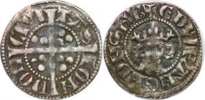 P3201 Great Britain Penny Edward I 1272-1307 London Class 2b EDWR' ANGL DNS hYB
