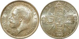 P3223 Great Britain Florin George V 1912 Silver UNC !! GEM ->Make offer