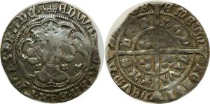 P3230 Scarce Great Britain Groat Edward IV 1464-1470 London Quatrefoils silver