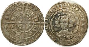 P3234 Great Britain Groat Edward III London  Pre-Treaty 1351 1361 Silver