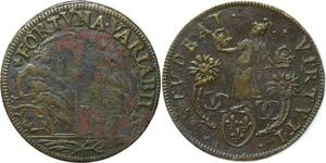 P3280 Tres Rare France Jeton Charles IX Minerve s'attache à la vertu 1570