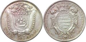 P3315 Rare France Jeton Antoine Lefèvre Caumartin prévot marchands Paris 1778 SUP