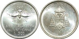 P3475 Vatican 500 Lire 1978 Cité Sede Vacante Silver FDC >M offer