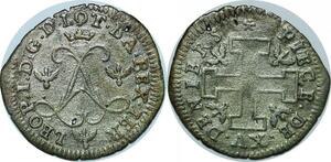 P3581 France Lorraine Duché de Léopold 1er XV 15 deniers sd 1710 Nancy ->Faire offre