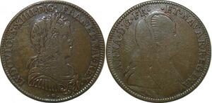 P3582 Rare France Jeton Anne d'Autriche 1601 1661 Régente Louis XIV ->Faire offre