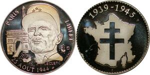 P3687 France Médaille Paris Libéré Division Leclerc 25 Août 1944 Proof -> Make offer