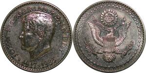 P3696 Médaille USA President John Fiztgerald Kennedy 1917 1963 UNC -> M offer