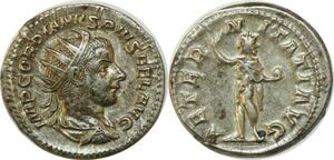 P3803 Roman Empire Antoninien Gordien III Aeternitati Avg 241 243 Silver