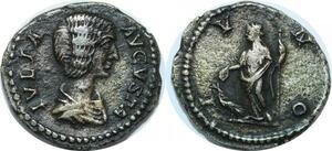P3811 Roman Empire Denier Julia Domna  Augusta Ivno 196-211 Silver