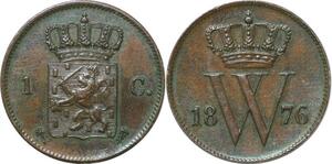 P3845 Netherlands Cent William III 1876 Broadaxe -> Make offer