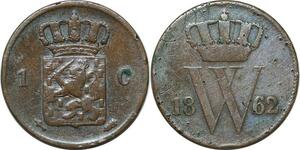 P3847 Netherlands Cent William III 1862 Sword -> Make offer