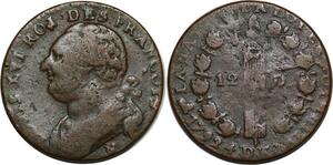 P3889 France Constitution 12 Deniers Louis XVI 1792 an 4 N Montpellier ->Faire offre