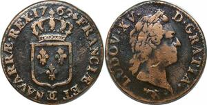 P3903 France Sol à la vieille tête Louis XV 1769 CC Besançon -> Faire offre