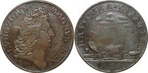 P3907 France France Jeton Louis XIV Police et Gendarmerie La vigilance 1638-1715 -> Faire offre