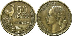 P3915 Rare France 50 Francs Guiraud 1954 -> Faire offre