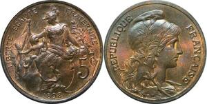 P3932 France 5 Centimes Dupuis 1898 FDC ->Faire offre