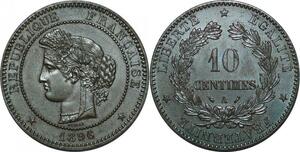 P3944 Rare France 10 Centimes Cérès 1896 Faisceau SPL ++ FDC -> Faire offre