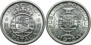 P4206 Macau Pataca Shield Globe 1975 UNC -> Make offer