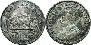 P4243 Kenya British East Africa Shilling George VI 1924 Silver ->Make offer