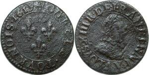 P4640 France Double Tournois Louis XIII 1615 A Paris ->F offre