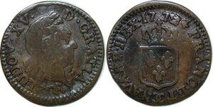 P4652 France Liard dit à la vieille tête Louis XV 1772 CC Besançon ->Faire offre