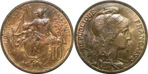 P4663 France Rare 10 Centimes Dupuis 1898 Splendide ->Faire offre