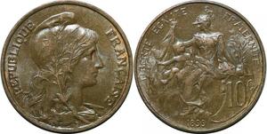 P4664 France 10 Centimes Dupuis 1899 SUP+ SPL ->Faire offre