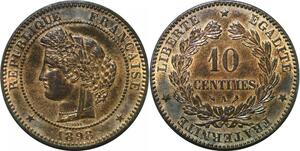 P4666 Rare France 10 Centimes Ceres 1898 Splendide ->Faire offre