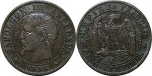 P4668 France 5 Centimes Napoléon III 1856 W Lille -> Faire offre