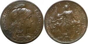 P4673 France 5 Centimes Dupuis 1900 SUP -> Faire offre