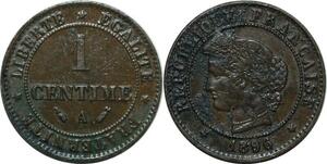 P4678 France 1 Centime Cérès 1896 A Paris -> Faire offre
